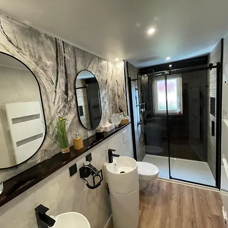 아파트 Komfort Am Badepark, Modern! Stylisch! Geraeumig! 바트하르추부르크